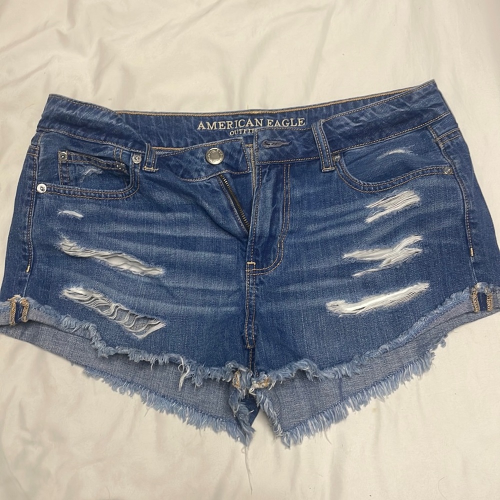 American Eagle | Tomgirl Shortie Jean Shorts